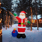 Inflable Navideño Santa Claus Luz Led 1.80 Mts Santa Claus