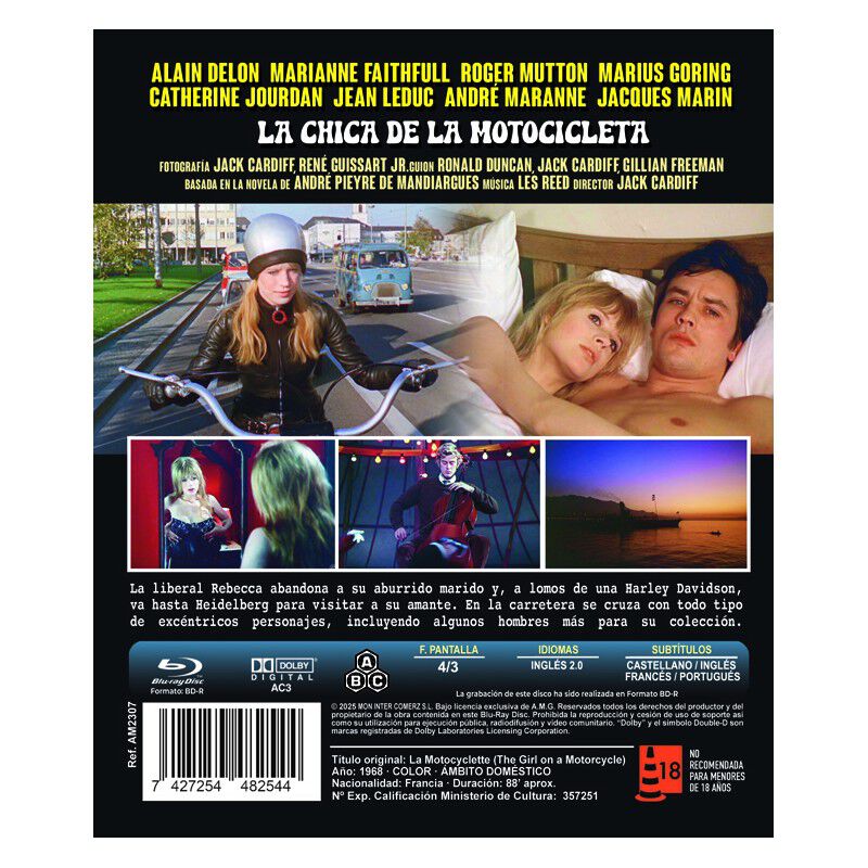La Chica De La Motocicleta (v.o.s.) [blu-ray R]... image number null