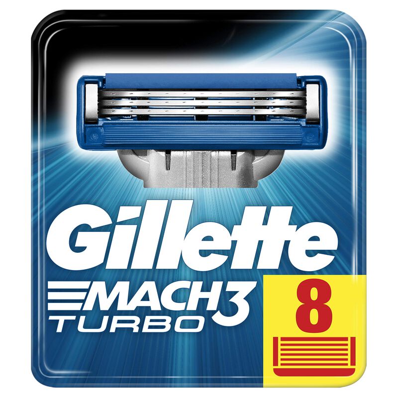 Razor Blades Gillette Mach3 Turbo Para Hombre, ... image number null