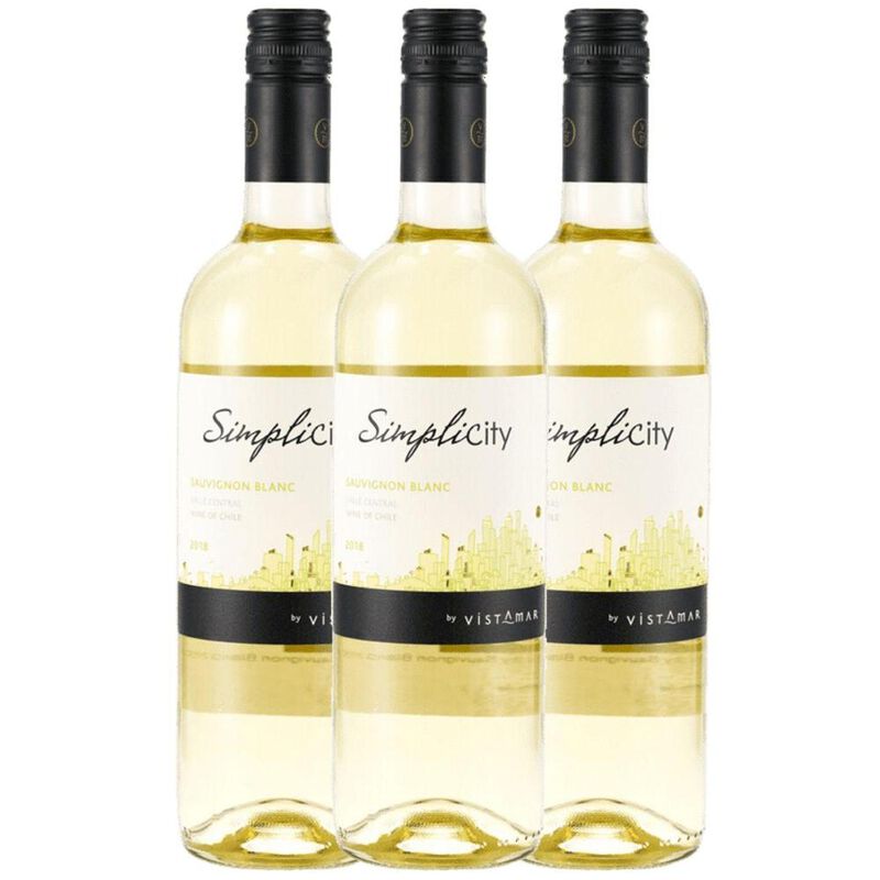 Vino Blanco Vi&ntilde;a Vistamar Simplicity Sauvignon ... image number null