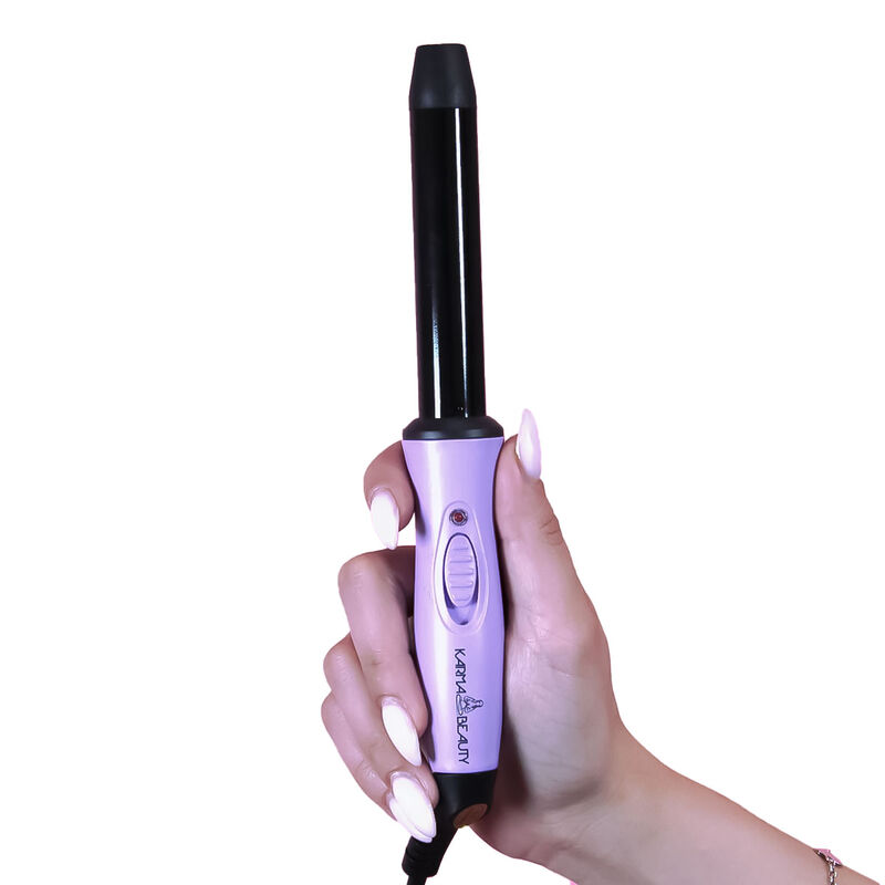 Mini Rizador Karma Beauty Morado Para Ondas Y R... image number null