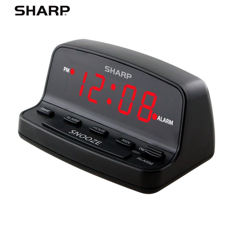 Reloj Despertador Digital Sharp Con Controles T... image number null