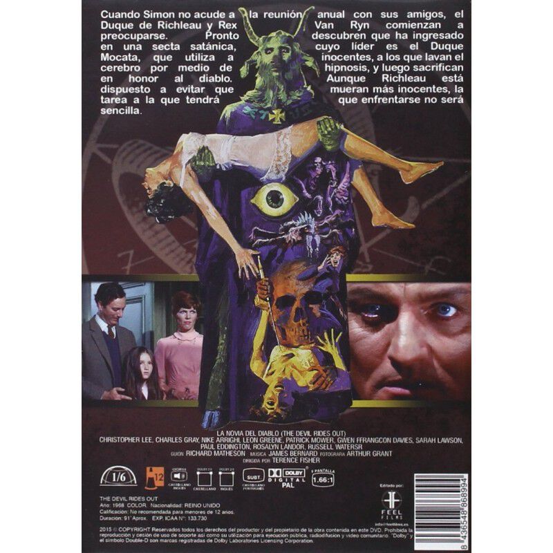 La Novia Del Diablo [dvd] (1968) The Devil Ride... image number null