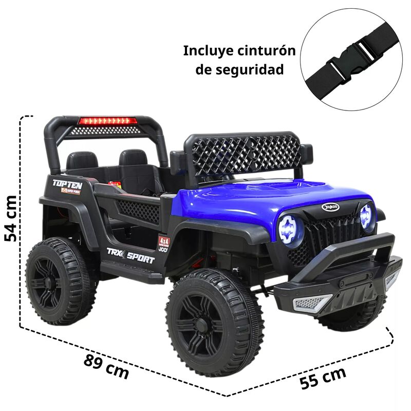 Camioneta Montable El&eacute;ctrica Para Ni&ntilde;os Luces B... image number null