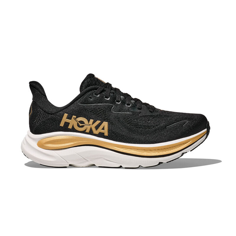 Tenis Hoka para Mujer Clifton 10 Negro-Dorado image number null