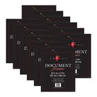 Marco Para Diplomas Mcs Negro 22 &times; 28 cm, Pack De 12 Con Caballete