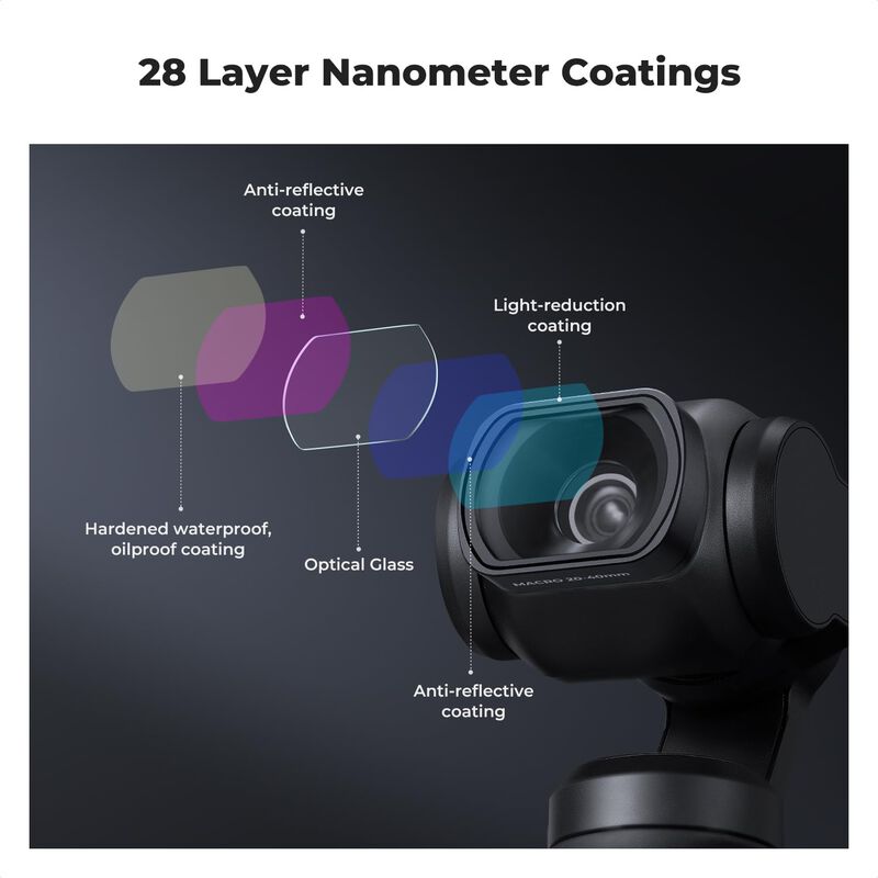 Lente Macro K&f Concept 10x Compatible Con Dji ... image number null