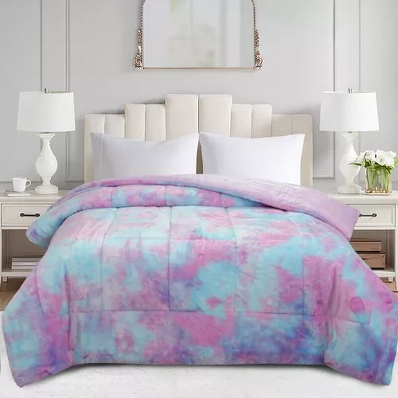 Edredon Conejo Y Liso 2x1 Doble Vista Matrimoni... image number null