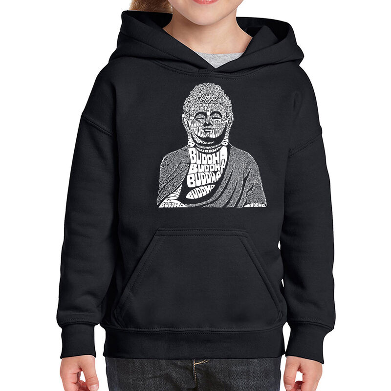 Sudadera Con Capucha Word Art Para Ni&ntilde;a - Buda ... image number null