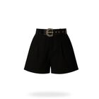 Short lino con cintur&oacute;n