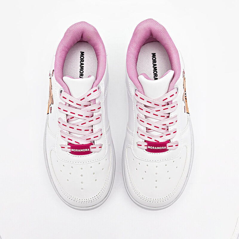 Moramora tenis para ni&ntilde;a blanco cod 141326-D image number null