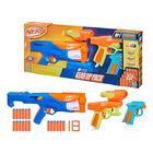 Lanzador Nerf N Series Gear Up 3 Pack 18 Dardos Color Multicolor