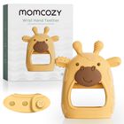 Mordedor Para Beb&eacute;s Momcozy, Silicona Apta Para Uso Alimentario, De 0 A 12 Meses, Color Amarillo