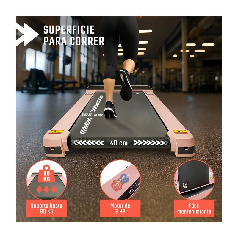 Caminadora Electrica Rosa Walking Pad Pro Cinta... image number null