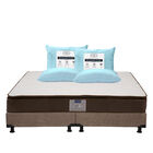 Colch&oacute;n Nautilus King Size + Box + 2 Almohadas Trinity