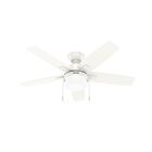 Ventilador De Techo Hunter 112 cm Led Blanco Para Interior
