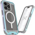 Funda GHOSTEK Atomic para iPhone 15 PRO Aluminio Prismatic Transp MagSafe