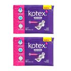 Kotex Nocturna Con Alas Dos Paq Con 10 Toallas C/u