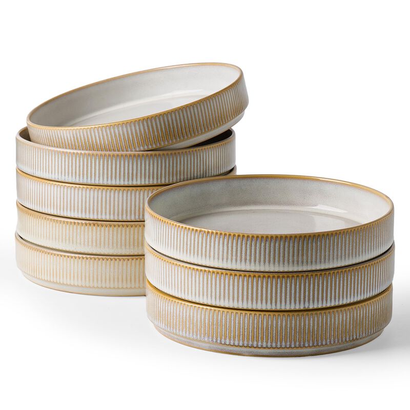 Juego De 8 Tazones Para Pasta Famiware 21 cm Bl... image number null