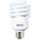 Pack de 16 focos ahorradores Aksi 23W Espiral Base E27 Luz Blanca