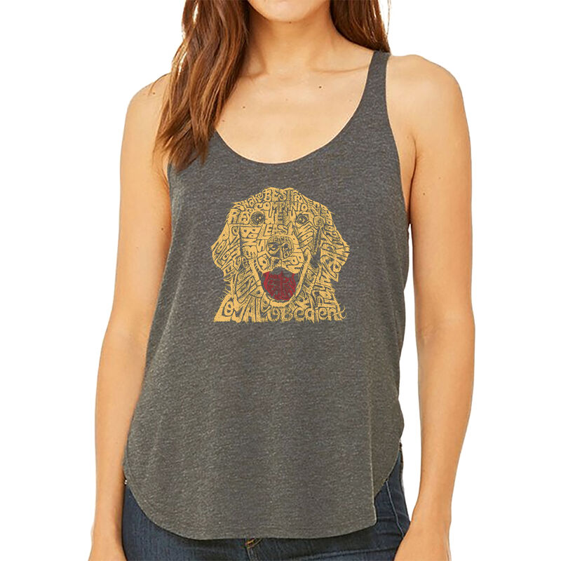 Tank Top Holgado Word Art Para Mujer - Perro- G... image number null