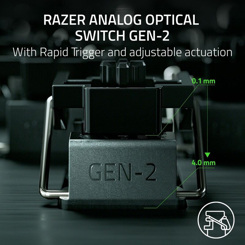 Teclado Para Juegos Razer Huntsman V3 Pro Tkl A... image number null