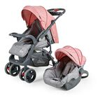 Carriola D'Bebé Travel System Elite Rosa (END)