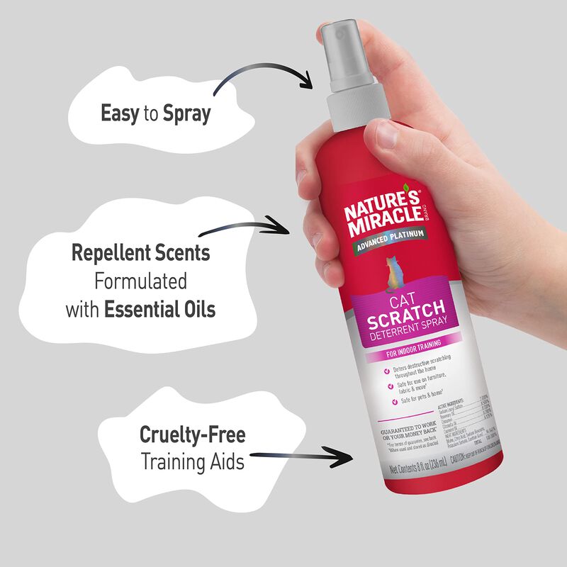 Aerosol Antiara&ntilde;azos Para Gatos Nature's Miracl... image number null