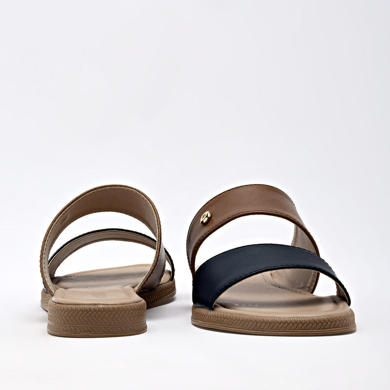 Moramora Sandalia para mujer camel marino image number null