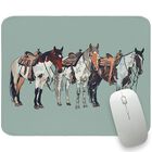 Alfombrilla De Rat&oacute;n Utelka 26 &times; 21 cm Caballo Western Verde
