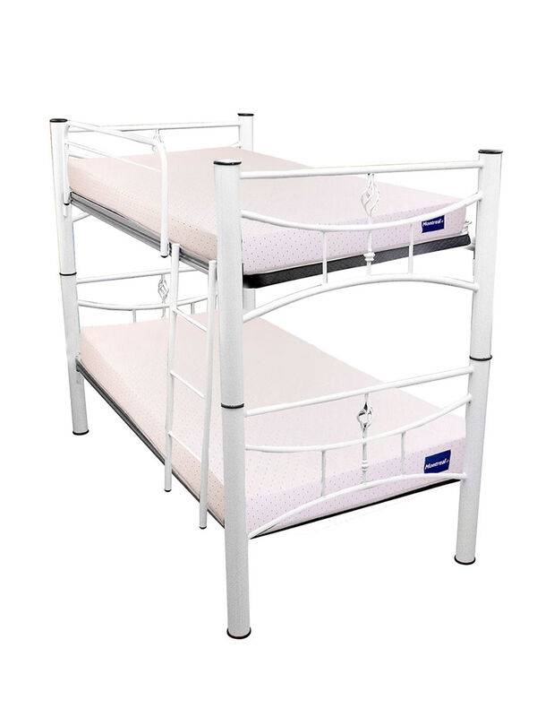 Litera Individual Dormimundo Toscano Blanca image number null