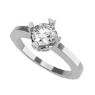 Anillo de Compromiso en Oro Blanco 10K con Circonia -  Talla:7/ M408-10W-CZ-7