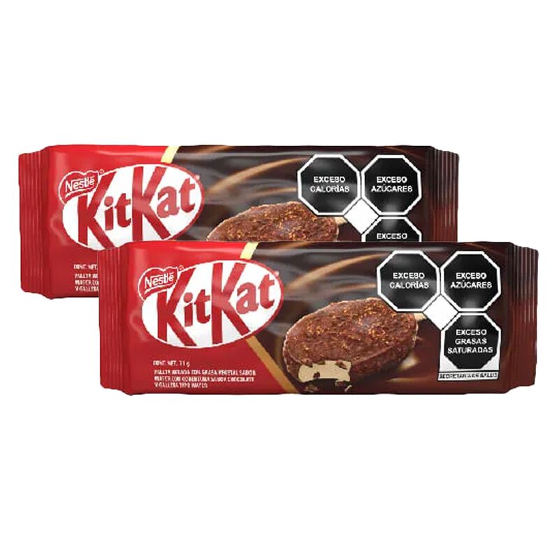 2 Paleta Kit Kat Milk 71gr image number null