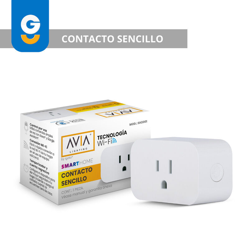 Pack 2 piezas Enchufe Inteligente Sencillo Smar... image number null