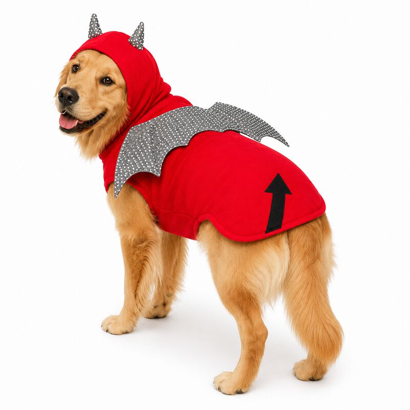 Disfraz Diablo Perro Halloween Talla 4 Mascota ... image number null
