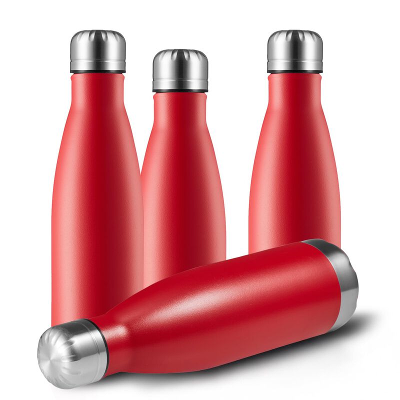 Botella De Agua Meway 500 ml (pack De 4) Acero ... image number null