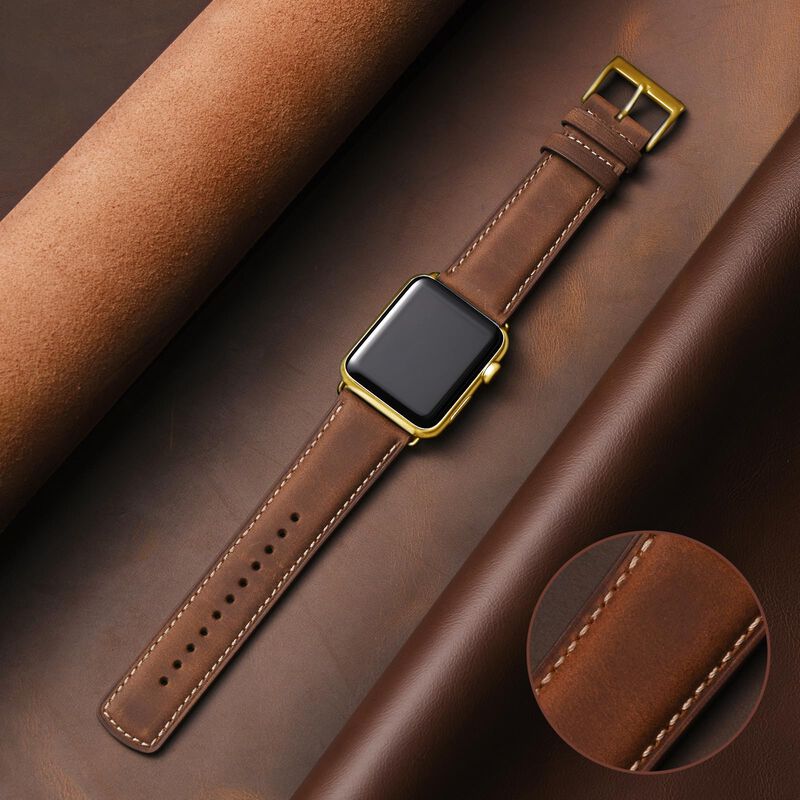 Correa De Reloj Sunfwr de Cuero para Apple Watc... image number null