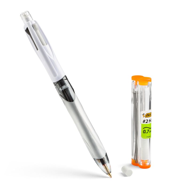 Bol&iacute;grafos Y L&aacute;piz Bic De 4 Colores, 3+1 Punta ... image number null