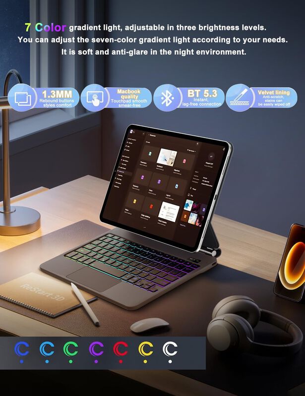 Funda Con Teclado Magic Para Ipad Air 11" (m4 2... image number null