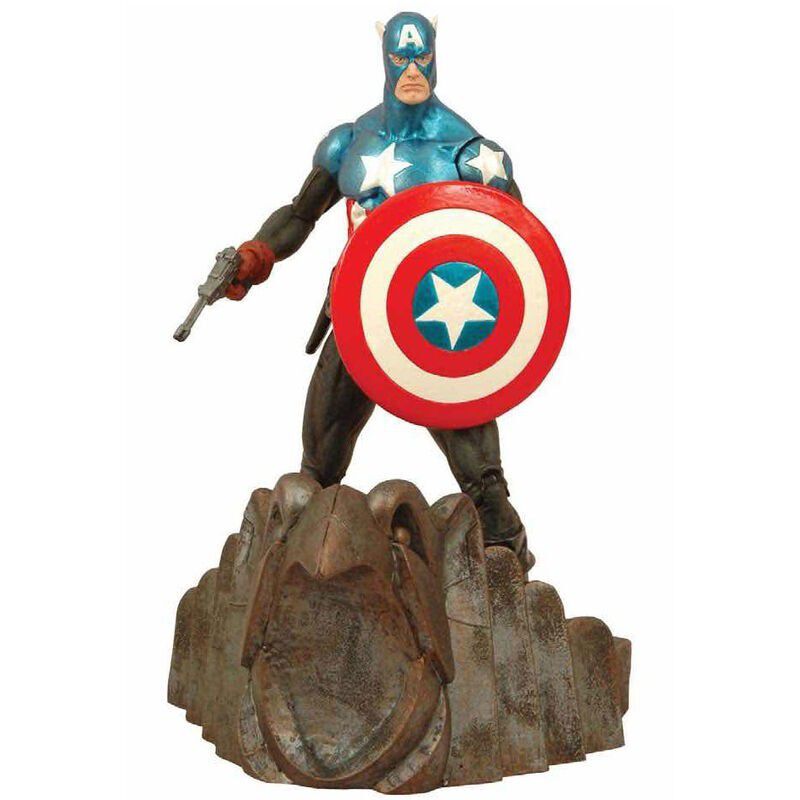 Figura Capit&aacute;n Am&eacute;rica Marvel Select Articulada... image number null