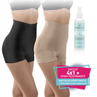 Short Easy Up 4 Pack (2 Piel Y 2 Negro) + Easy Up Locion Corporal Reafirmante