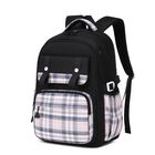Mochila Musevos 43 cm Cuadros Gran Capacidad Para Ni&ntilde;as