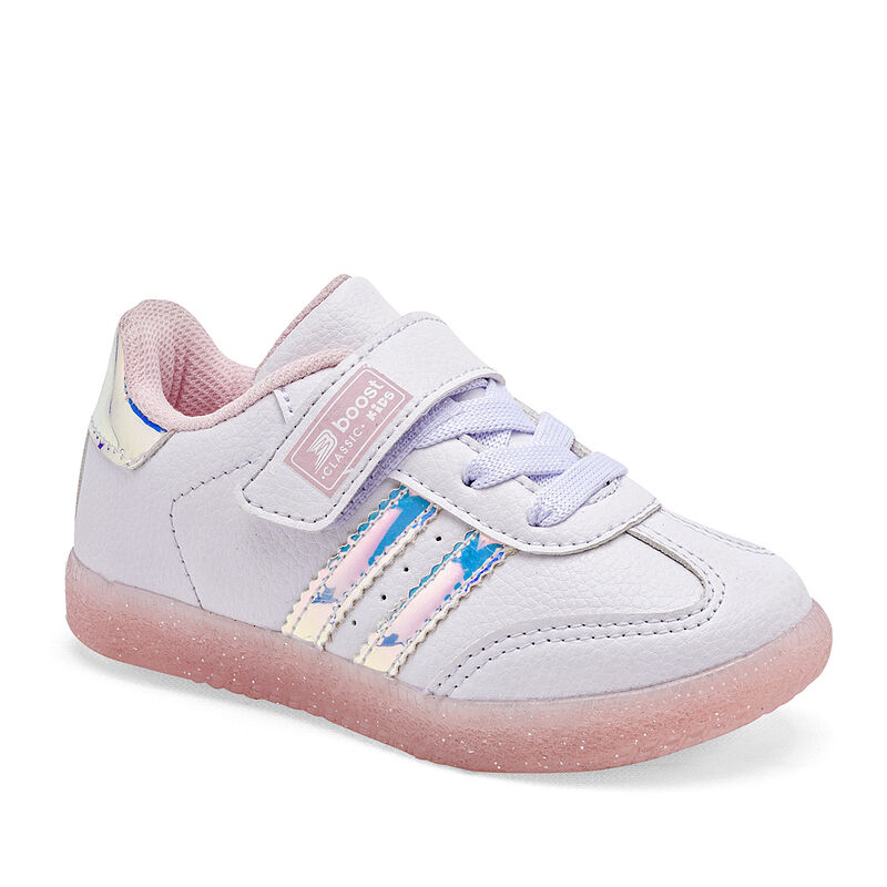 Boost Tenis para beb&eacute; ni&ntilde;a blanco tornasol image number null
