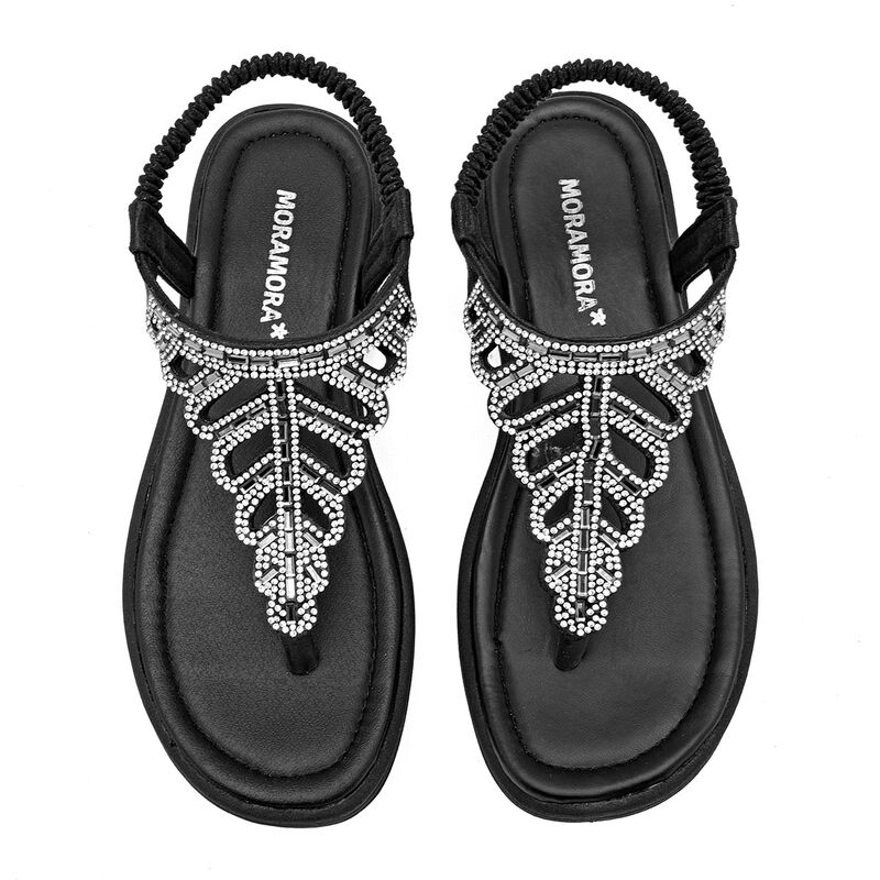 Moramora Sandalia Negro Para Mujer 147607ce image number null