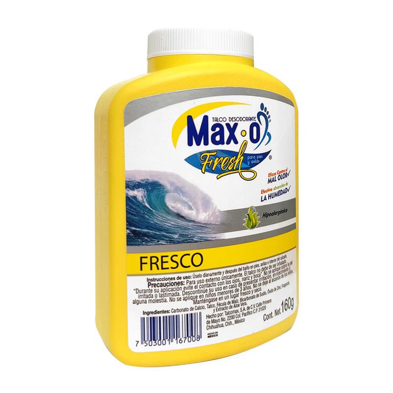 Talco Desodorante Max-o Fresh  160g image number null