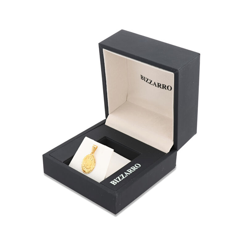 Medalla Ovalada Oro Amarillo 14K Divino Rostro ... image number null