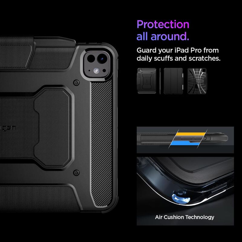 Funda Spigen Rugged Armor Pro Para Ipad Pro M4 ... image number null