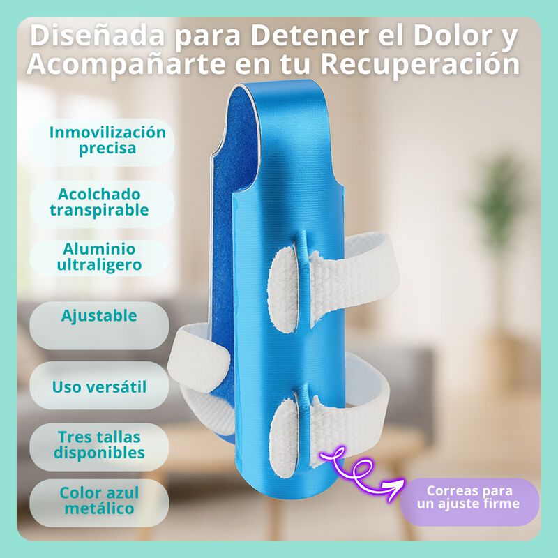 F&eacute;rula para Dedo en Martillo en Aluminio y Acol... image number null