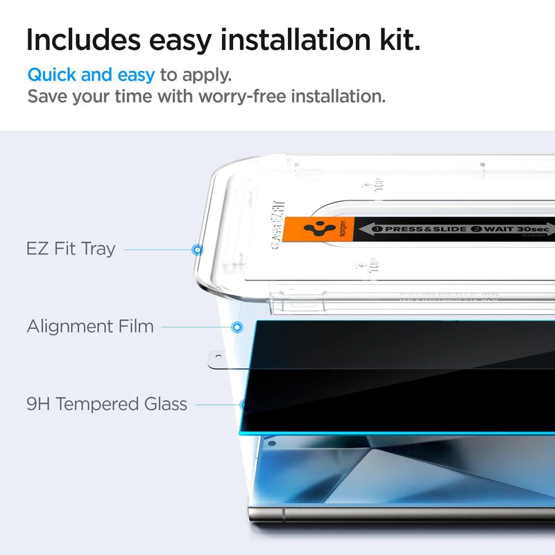 Protector De Pantalla Spigen Glastr Ez Fit Priv... image number null
