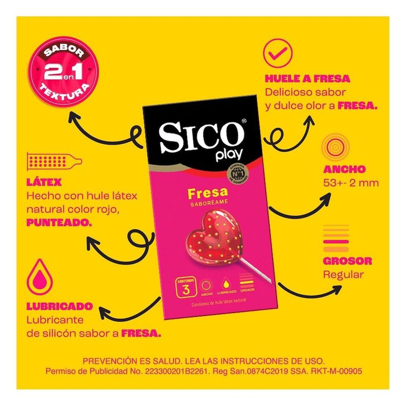 Sico Play Fresa 3pz image number null